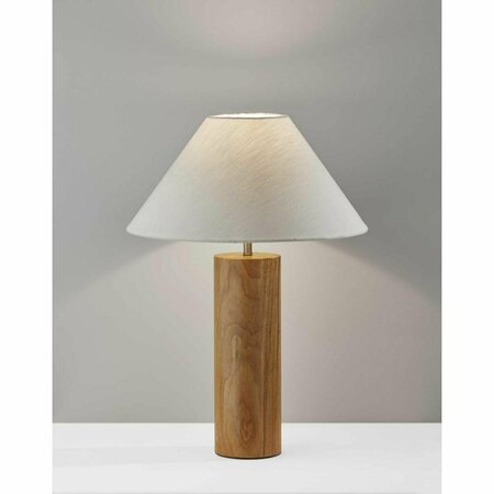 ESTALLAR Natural Wood Table Lamp, 18 x 18 x 25.5 in. ES3093908